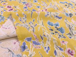 【現品限り特価】Exclusive Collection 綿麻シーチングプリント「ボタニカル・ガーデン」_拡大イメージ