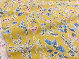 【現品限り特価】Exclusive Collection 綿麻シーチングプリント「ボタニカル・ガーデン」_拡大イメージ