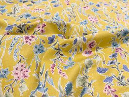 【現品限り特価】Exclusive Collection 綿麻シーチングプリント「ボタニカル・ガーデン」_拡大イメージ