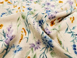 【現品限り特価】Exclusive Collection 綿麻シーチングプリント「ボタニカル・ガーデン」_拡大イメージ