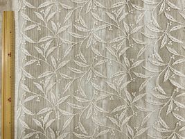 【現品限り特価】リネンレーヨンラッセルレースアイボリー