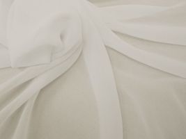 75Dシフォンジョーゼット白