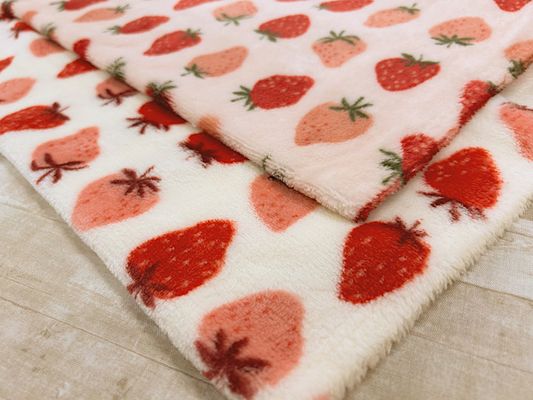 マイクロフリースプリント「ストロベリー」