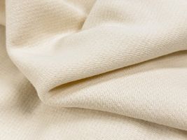 【現品限り特価】ライトベージュの140cm幅国産裏起毛ニット_拡大イメージ