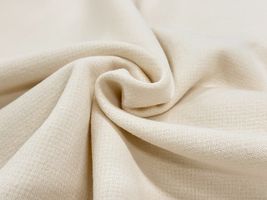 【現品限り特価】ライトベージュの140cm幅国産裏起毛ニット_拡大イメージ