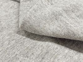 【現品限り特価】霜降りグレーの140cm幅国産裏起毛ニットトップグレー