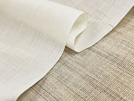 ナチュラルな生平麻無地