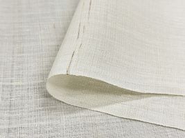 ナチュラルな生平麻無地オフホワイト