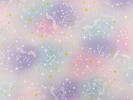 オックスプリント「星座とユニコーン」_拡大イメージ