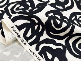 ナチュラルオックスプリント「ローズシルエット」_拡大イメージ