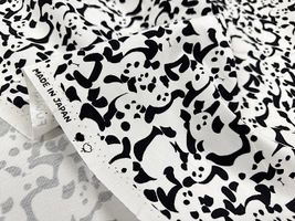 オックスプリント「たくさんパンダ」_拡大イメージ