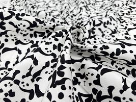 オックスプリント「たくさんパンダ」_拡大イメージ