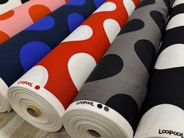 LOOPOOL はみだすドットのオックスプリント_拡大イメージ