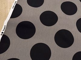 LOOPOOL はみだすドットのオックスプリントグレー系