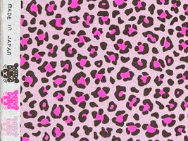 NEONとヒョウ柄のスケアプリントピンク