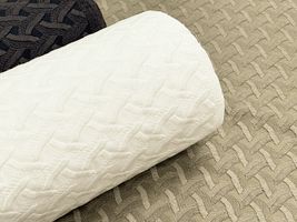 【現品限り特価】Exclusive Collection コットンローンレース 「ゆらめく格子」_拡大イメージ