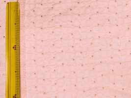 【現品限り特価】Exclusive Collection コットンローンレース 「ラブリーハート」ライトピンク