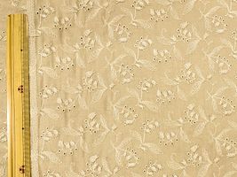 【現品限り特価】Exclusive Collection コットンローンレース 「すずらん」ベージュ