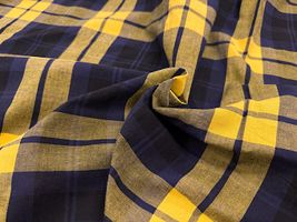 Exclusive Collection 西脇産先染綿麻ビッグタータン_拡大イメージ