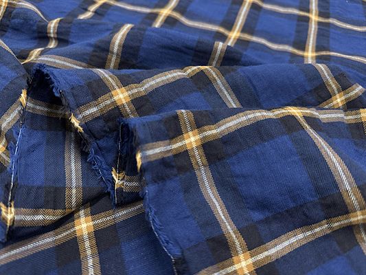 【現品限り特価】Exclusive Collection オーガニックヘリンボンシャーリングチェック