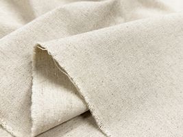 【現品限り特価】近江生まれの150㎝幅ハーフリネンキャンバス無地_拡大イメージ