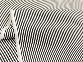 【現品限り特価】Exclusive Collection 西脇産先染OUTLASTストライプブラック