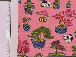 粋なスケアープリント「三毛猫と盆栽」_拡大イメージ