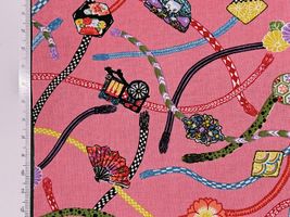 粋なスケアープリント「猫のご挨拶〜帯ひもと帯どめを添えて〜」_拡大イメージ