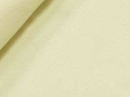 花房11号 カラーコットンフラノ無地クリームイエロー