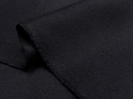 「繊維の宝石」プレミアムカシミヤ混ウールコート地ネイビー