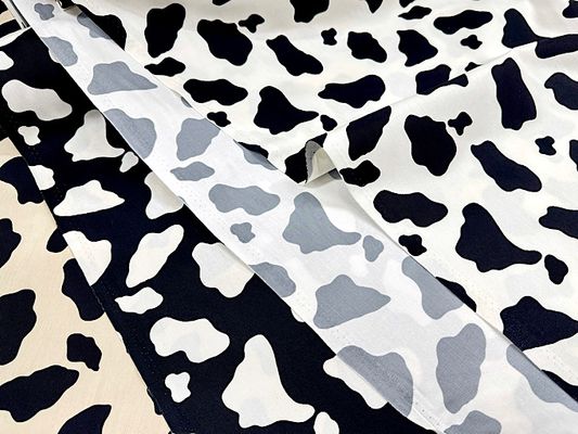 NEW 牛柄のツイルプリント