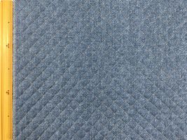 デニム調オックスプリントキルティング明るい青