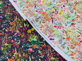 『nora.』野の花畑のシーチングプリント_拡大イメージ