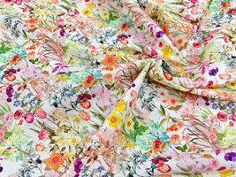 『nora.』野の花畑のシーチングプリント_拡大イメージ