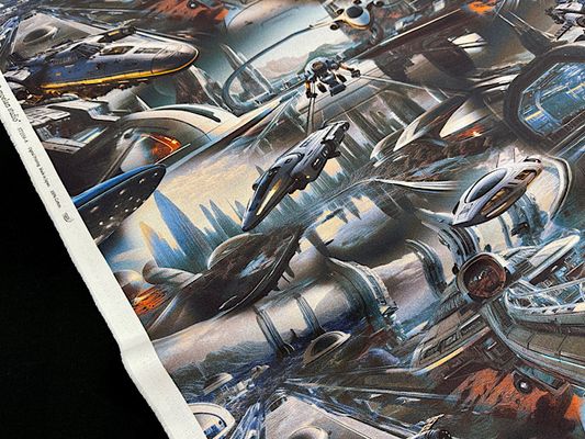 『nora.』シーチングプリント「Space Travel」