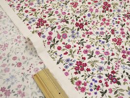 コットンこばやし 花柄ブロードプリントピンク