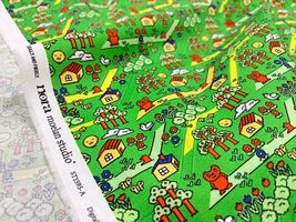 『nora.』シーチングプリント「NORA KUMA DOT」_拡大イメージ