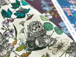 『nora.』シーチングプリント「The Liminal Garden.」_拡大イメージ