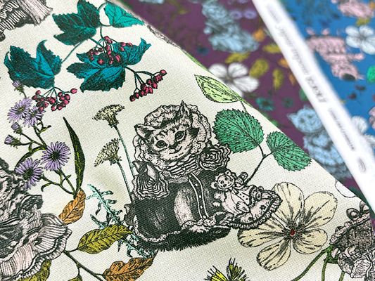 『nora.』シーチングプリント「The Liminal Garden.」