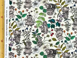 『nora.』シーチングプリント「The Liminal Garden.」アイボリー