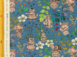 『nora.』シーチングプリント「The Liminal Garden.」ブルー