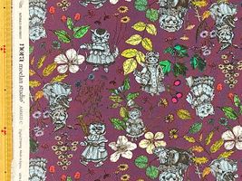 『nora.』シーチングプリント「The Liminal Garden.」パープル