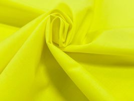 240本打ち込みの高密度80ローン無地イエロー