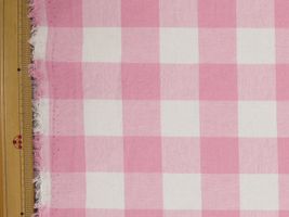 サンドウォッシュ ギンガムチェック(約３cmチェック)ピンク