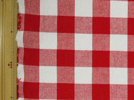 サンドウォッシュ ギンガムチェック(約３cmチェック)レッド