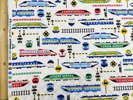 お気に入りシリーズ2026 オックスキルティング「カラフル新幹線」_拡大イメージ