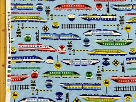 お気に入りシリーズ2026 オックスキルティング「カラフル新幹線」_拡大イメージ