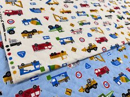 お気に入りシリーズ2026 オックスキルティング「はたらく車たち」_拡大イメージ