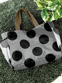 LOOPOOL はみだすドットのオックスプリント_拡大イメージ