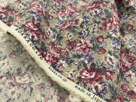 ゴブラン調花柄ドビープリント「Exclusive Rose」_拡大イメージ